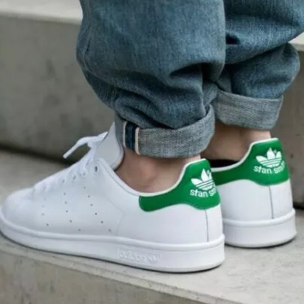 ADIDAS ORIGINALS STAN SMITH | WHITE/GREEN | LIFESTYLE SHOES/Sneakers | NEW/NWT!! - Picture 5 of 13